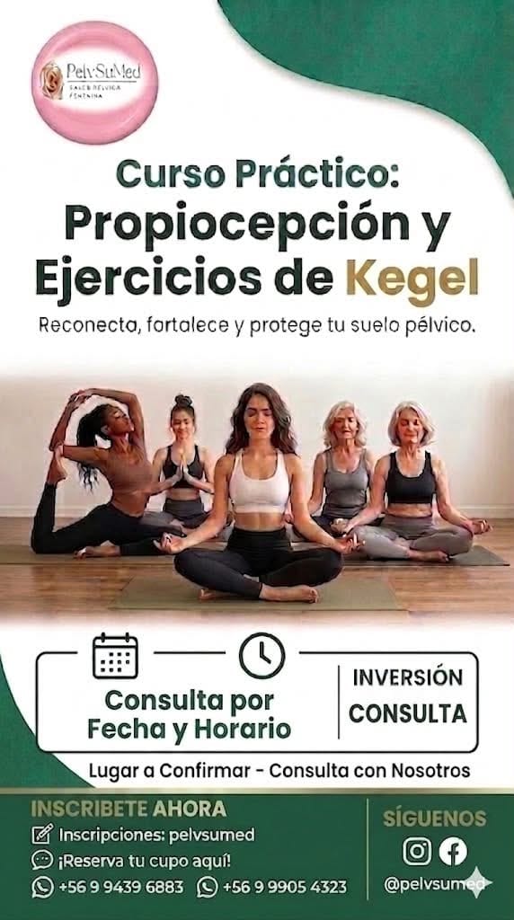 Flyer Curso Disfunción Piso Pélvico